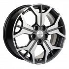 Диски  Khomen 1715 7x17 5*110 Et:46 Dia:63,3 Black