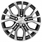 Диски  Khomen 1608 6,5 x 16 5*112 Et: 40 Dia: 66,6 BLACK-FP