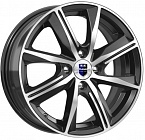 Диски  K&K Арнар КС890 6 x 15 4*98 Et: 35 Dia: 58,5 алмаз чёрный