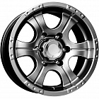 Диски  K&K Байконур 7 x 15 6*139,7 Et: -5 Dia: 108,5 дарк платинум