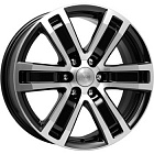 Диски  K&K R7-Рольф 7,5 x 17 6*139,7 Et: 25 Dia: 106,1 алмаз черный