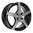 Диски  X'trike X-118 6 x 15 4*114,3 Et: 44 Dia: 67,1 BK/FP