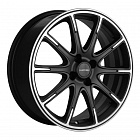 Диски  Khomen 1707 6,5 x 17 4*100 Et: 43 Dia: 60,1 Black-FP matt