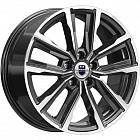 Диски  K&K Лацио 7,5x17 5*112 Et:45 Dia:57,1 алмаз черный