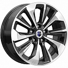 Диски  K&K Авиор 7x17 5*110 Et:40 Dia:65,1 алмаз чёрный