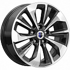 Диски  K&K Авиор 7x17 5*110 Et:35 Dia:67,1 алмаз чёрный