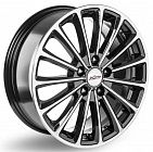 Диски  X'trike X-136 7x17 5*114,3 Et:45 Dia:66,1 BK/FP