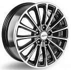 Диски  X'trike X-136 7x17 5*108 Et:45 Dia:60,1 BK/FP