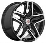 Диски  X'trikeRST R238 8x18 6*139,7 Et:35 Dia:100,1 BK/FP