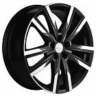 Диски  Khomen 1905 7,5x19 5*112 Et:43 Dia:57,1 Black-FP