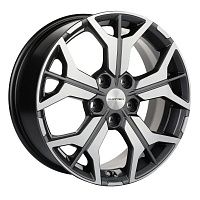 Диски  Khomen 1715 7x17 5*110 Et:46 Dia:63,3 Black