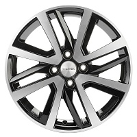 Диски  Khomen 1609 6 x 16 4*100 Et: 37 Dia: 60,1 BLACK-FP