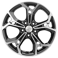 Диски  Khomen 1702 7 x 17 5*114,3 Et: 46 Dia: 67,1 BLACK-FP