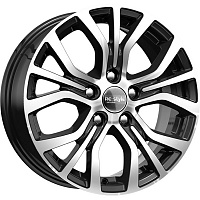 Диски  K&K KC736 6,5 x 16 5*112 Et: 40 Dia: 66,6 алмаз черный