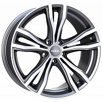 Диски  MAK X-Mode 10,5 x 21 5*112 Et: 43 Dia: 66,6 Gunmetal Mirror Face