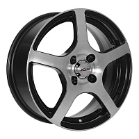 Диски  X'trike X-118 6 x 15 4*114,3 Et: 44 Dia: 67,1 BK/FP