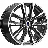 Диски  K&K Лацио 7,5x17 5*112 Et:45 Dia:57,1 алмаз черный