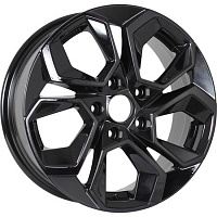 Диски  KDW KD1620 6,5x16 5*108 Et:45 Dia:63,3 Black Painted