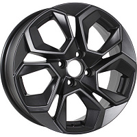 Диски  KDW KD1620 6,5x16 4*100 Et:45 Dia:60,1 Matt Black Painted